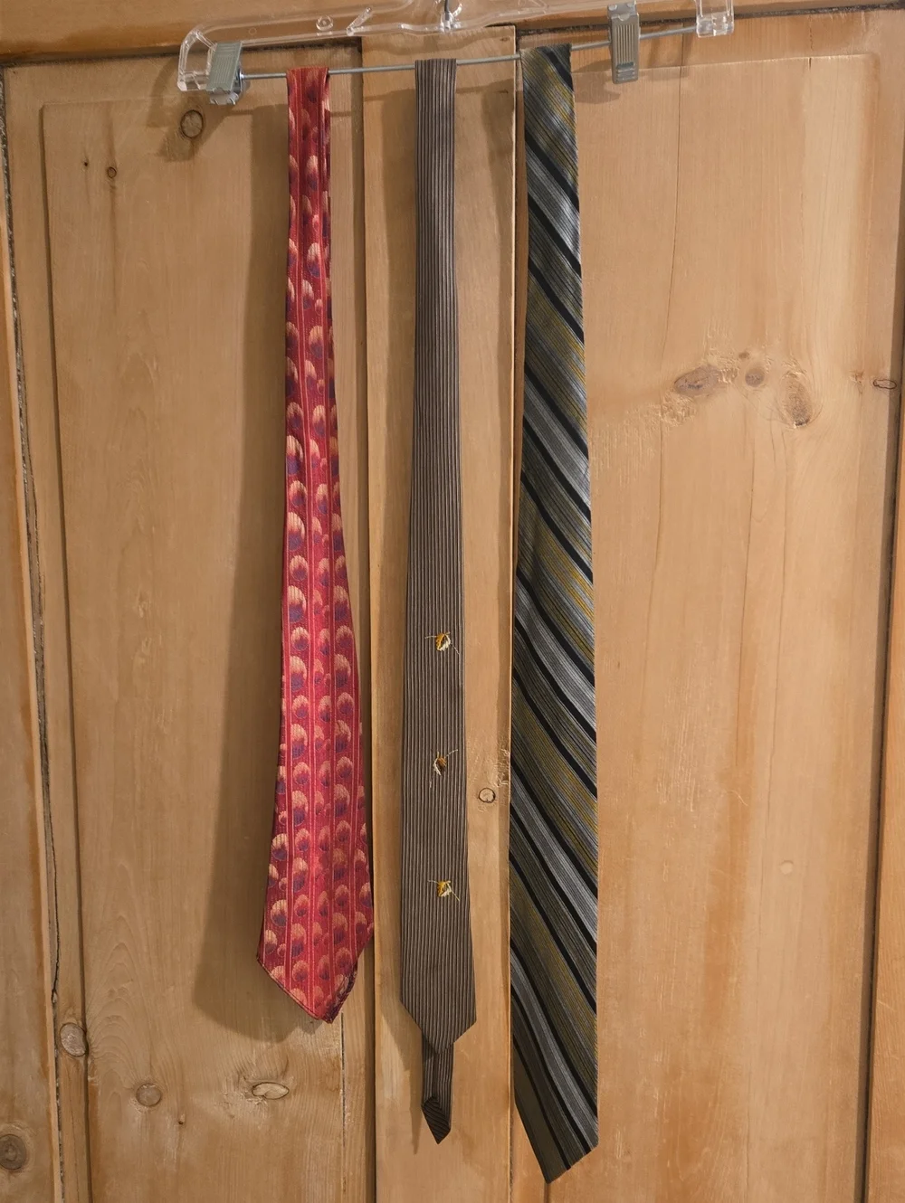 Lot Of 3 Vintage Neckties - Classic Dress Ties 1960s